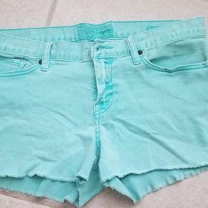 Lucky Brand Size 10 Turquoise Shorts